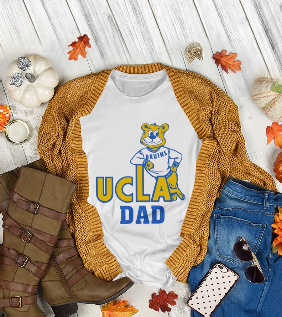UCLA Dad Bruins Bear Mascot Official Mark Cuban T-Shirt