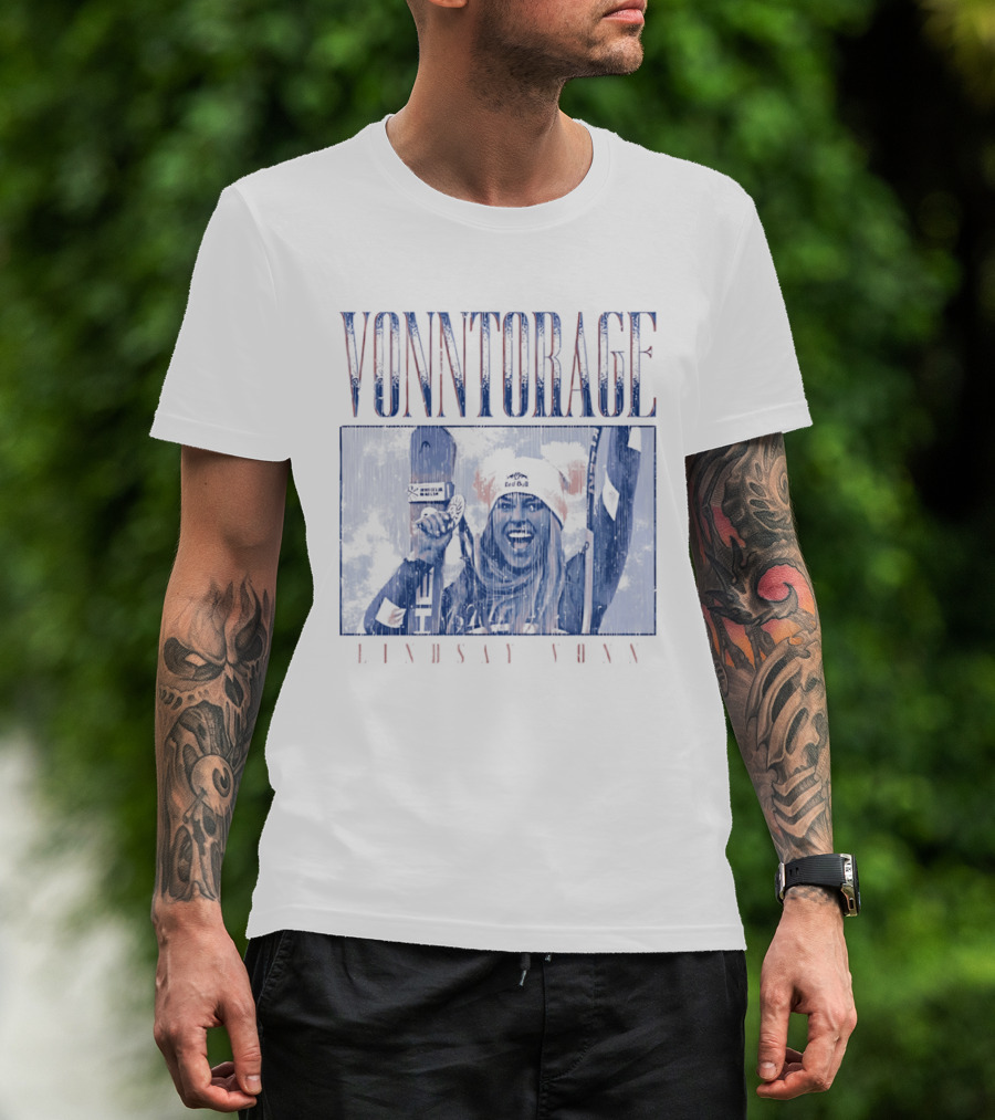 VONNtorage Lindsey Vonn Skiing Championship Fan Gear T-Shirt