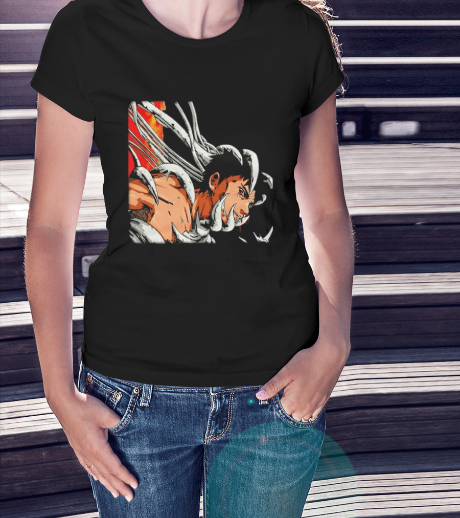 Obito Battle Mode Fourth Great Ninja War Scene Naruto Anime T-Shirt