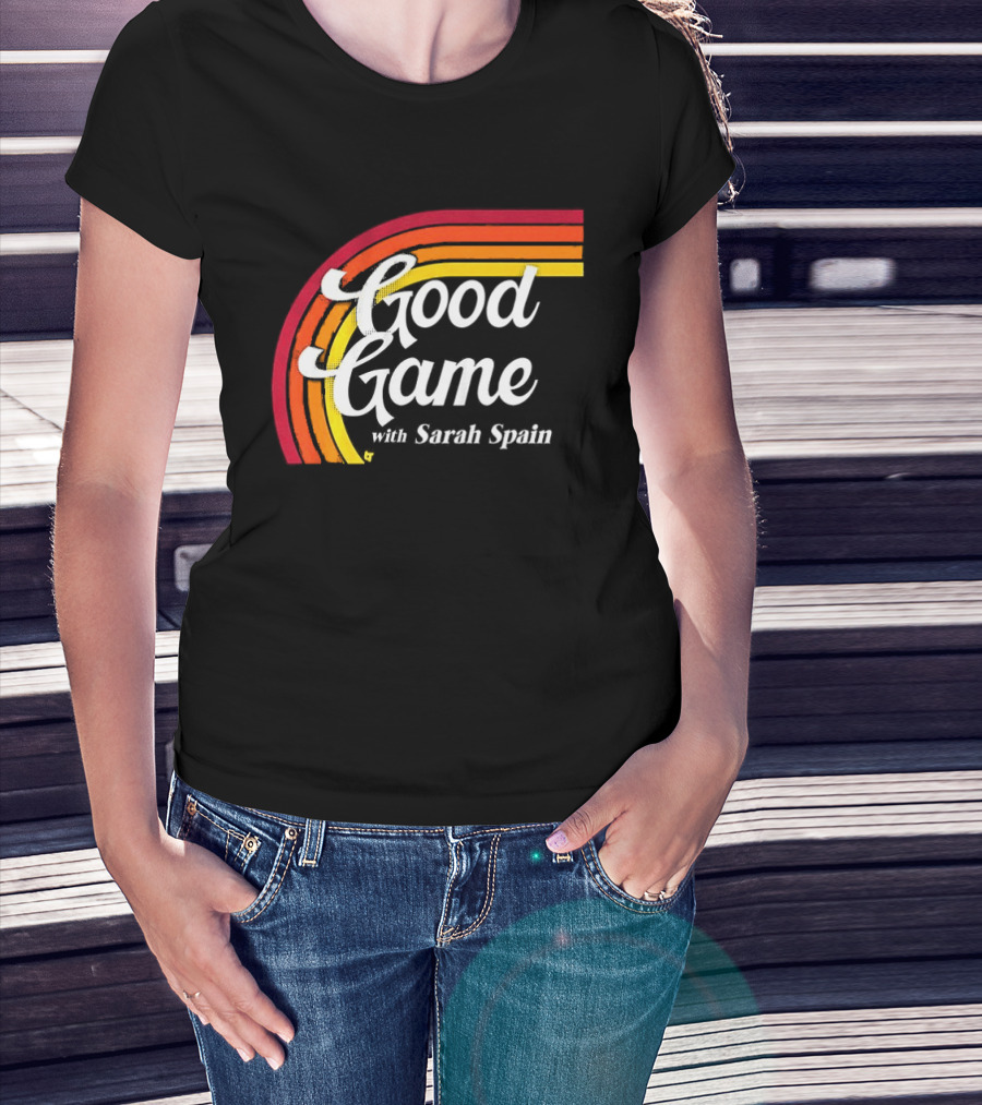 Good Game With Sarah Spain Vintage Rainbow T-Shirt