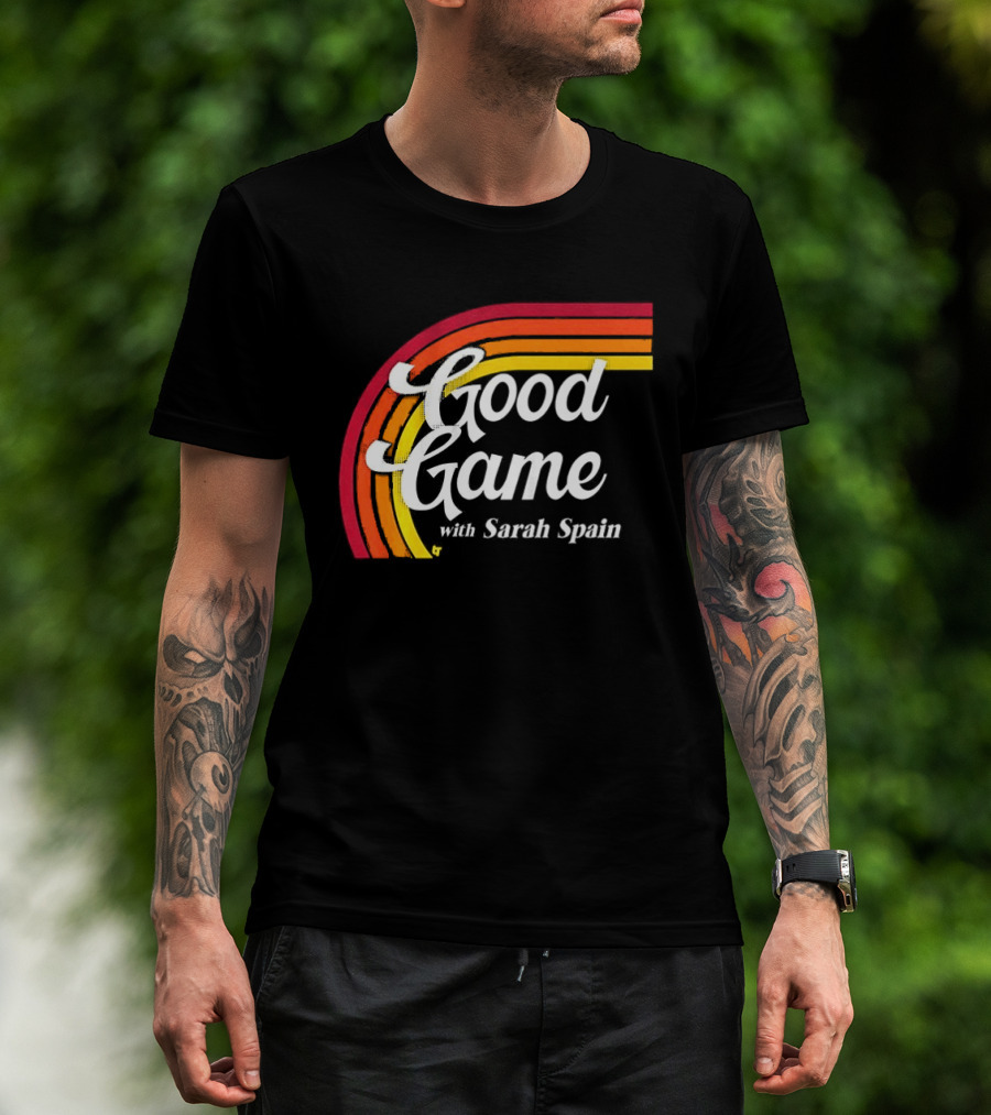 Good Game With Sarah Spain Vintage Rainbow T-Shirt