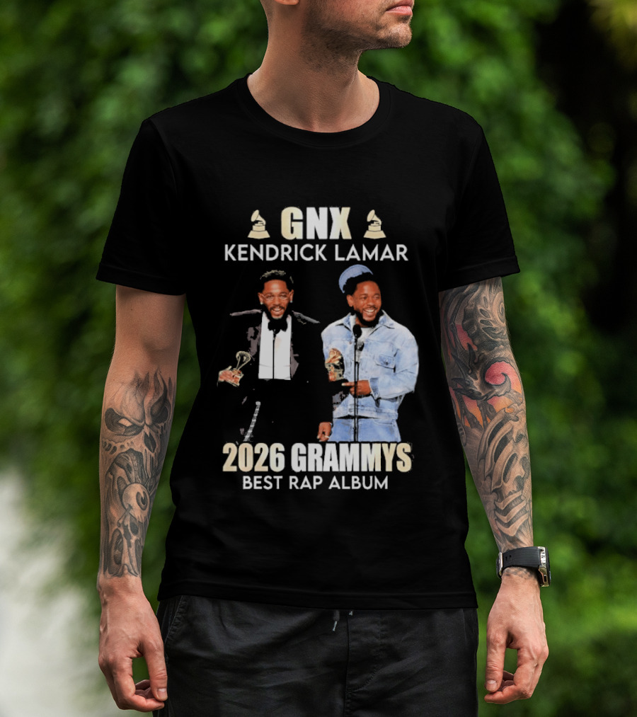 Kendrick Lamar GNX 2026 Grammys Best Rap Album T-Shirt