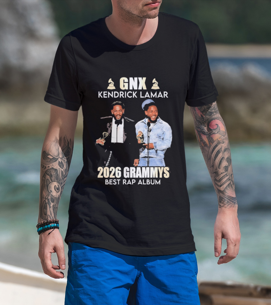 Kendrick Lamar GNX 2026 Grammys Best Rap Album T-Shirt