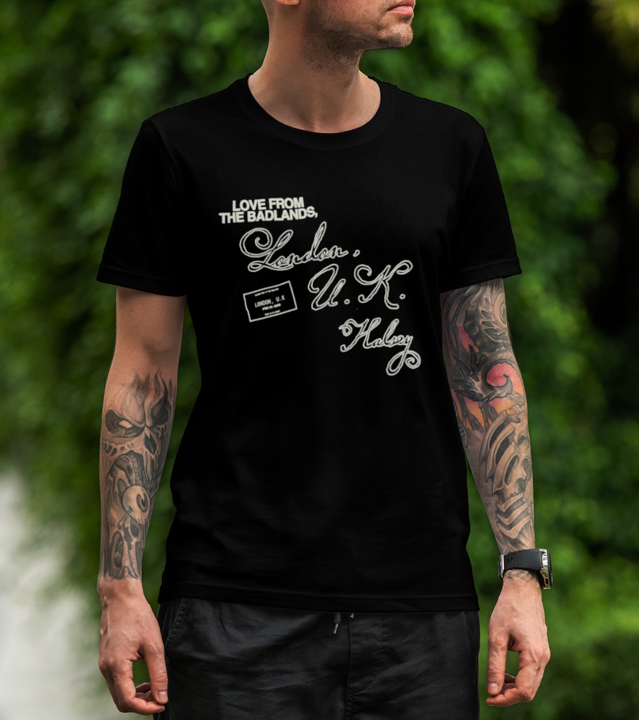 Love From The Badlands London U.K. Halsey Event Limited Release T-Shirt