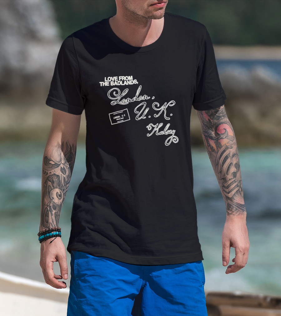 Love From The Badlands London U.K. Halsey Event Limited Release T-Shirt