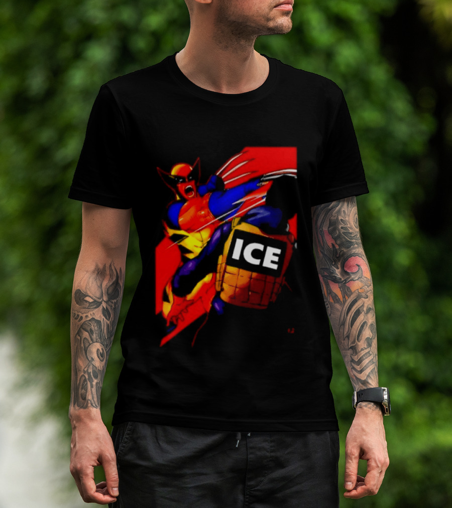 Wolverine Fuck ICE Forever And Always Claws Action T-Shirt