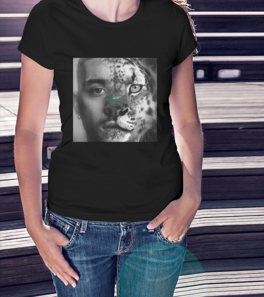 Zayn Konnakol Half Human Half Leopard Face T-Shirt