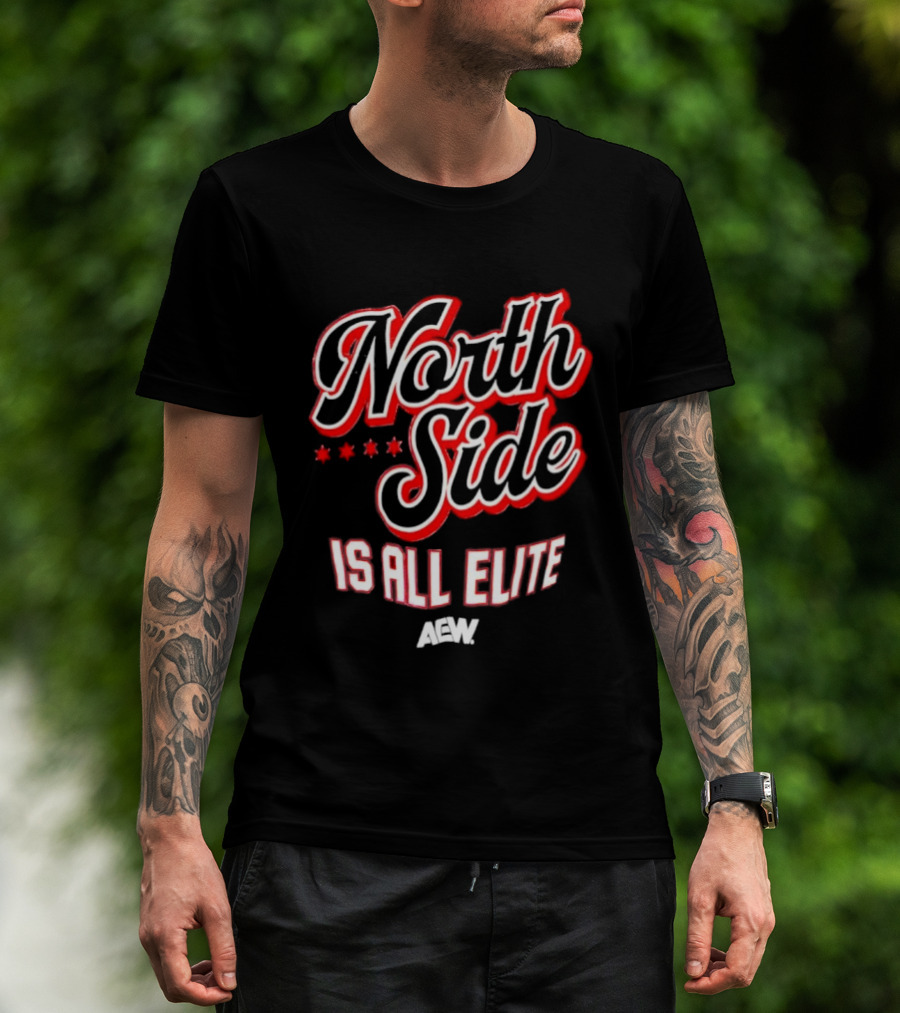 North Side Is All Elite AEW Five Stars T-Shirt