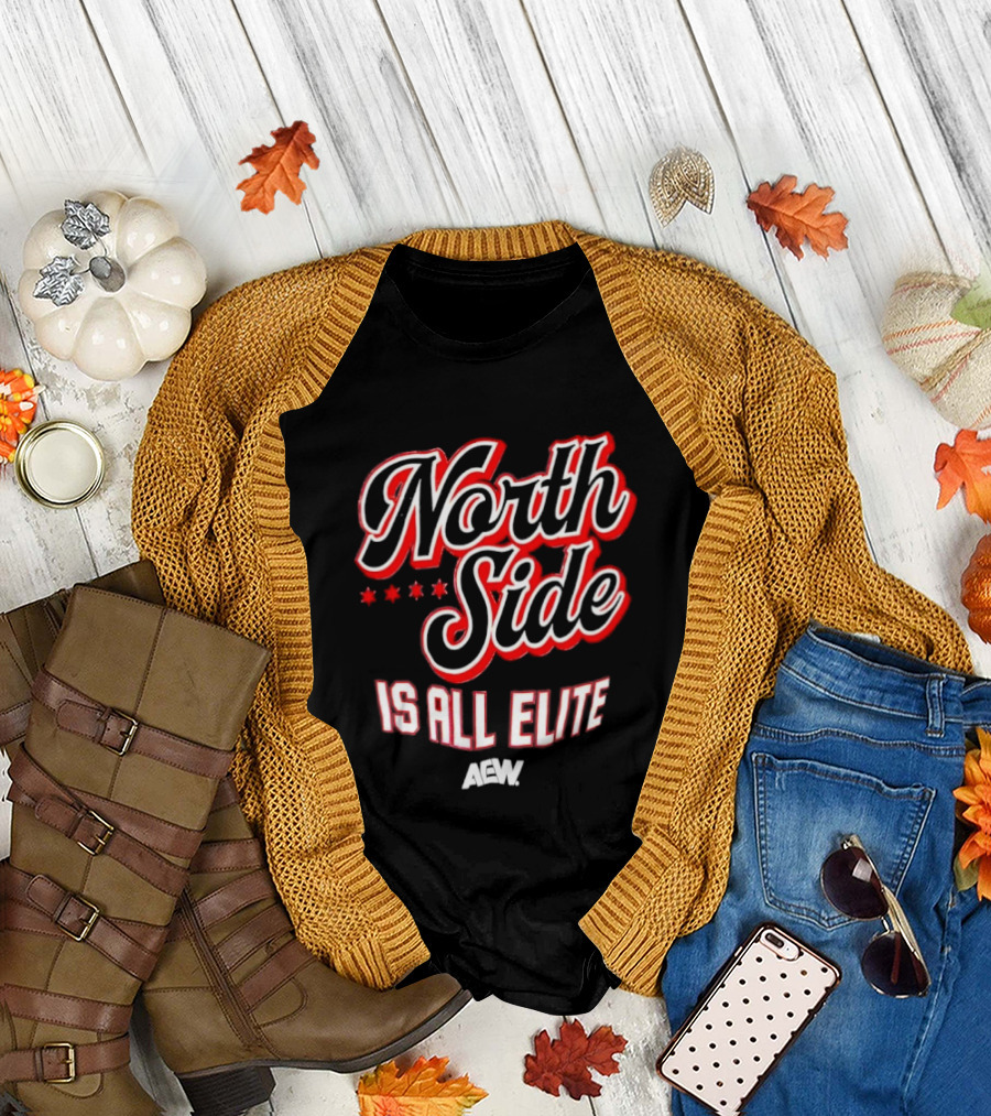 North Side Is All Elite AEW Five Stars T-Shirt