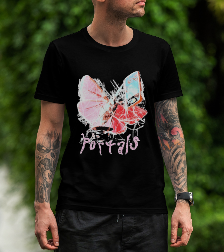 Melanie Martinez Portals Spiderweb Butterfly Phone T-Shirt