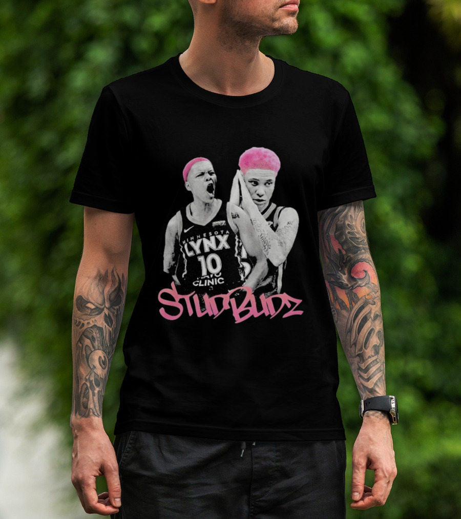 Courtney Williams Natisha Hiedeman Studbudz Minnesota Lynx WNBA T-Shirt