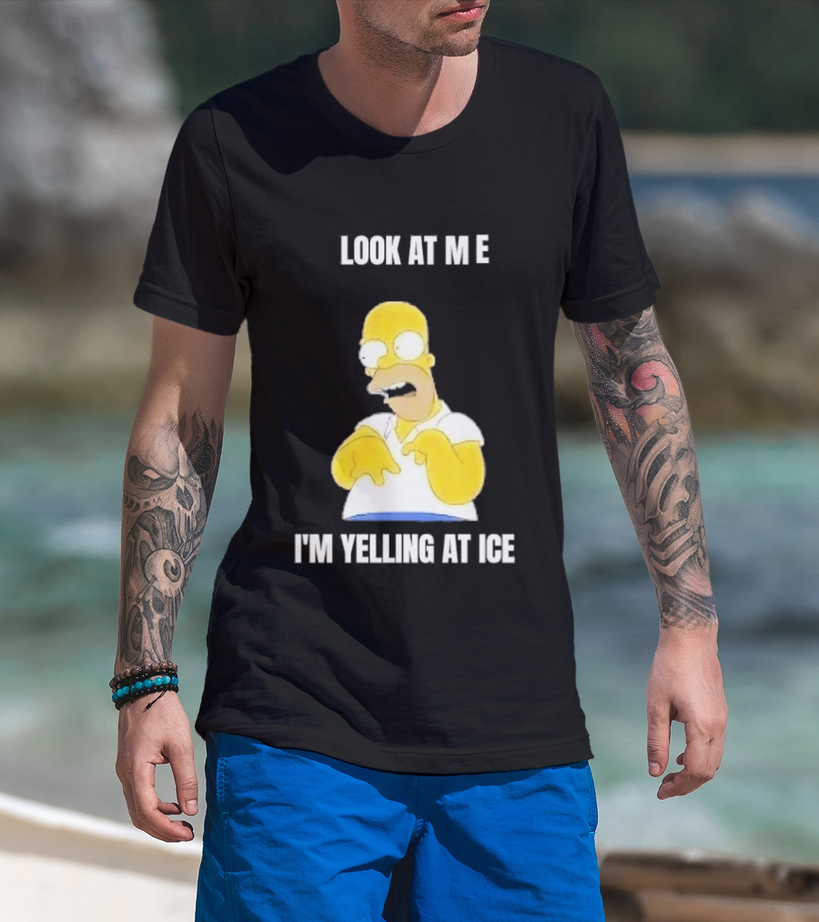 Homer Simpson Look At Me I'm Yelling At Ice T-Shirt