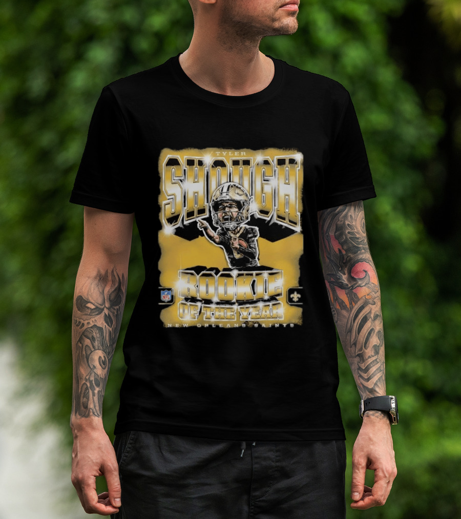 Tyler Shough New Orleans Saints Rookie Of The Year NFL T-Shirt
