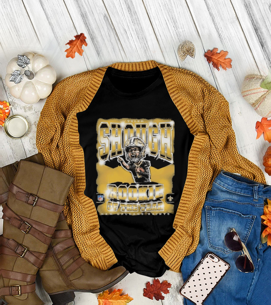 Tyler Shough New Orleans Saints Rookie of the Year NFL T-Shirt
