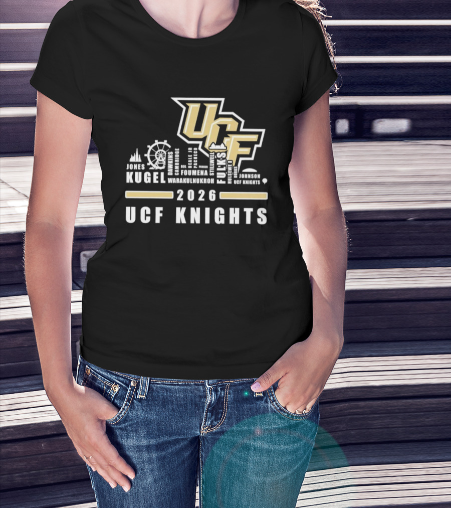 UCF Knights Kugel Campbell 2026 Skyline T-Shirt