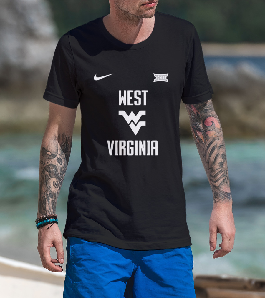 West Virginia Mountaineers Nike Big 12 Basketball T-Shirt
