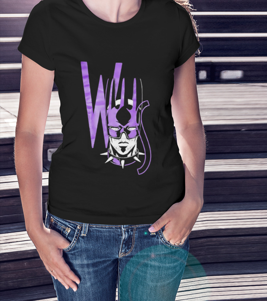 WS Whitesnake JoJo Bizarre Adventure Purple Anime Stand T-Shirt