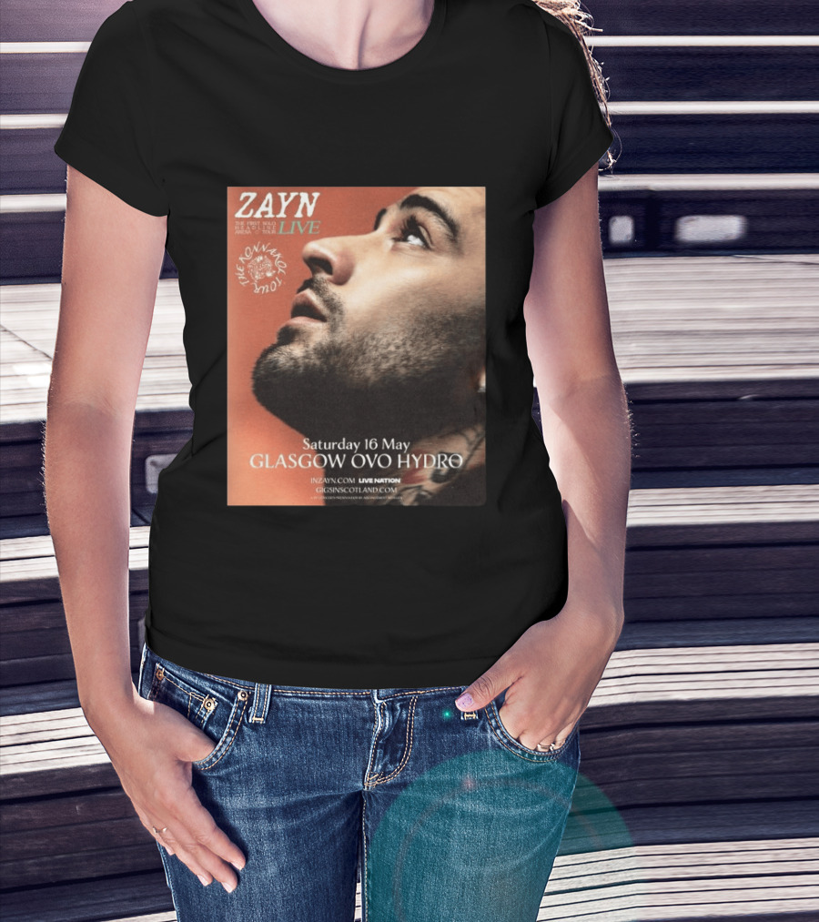 Zayn Live The Konnakol Tour 2026 Glasgow OVO Hydro Saturday 16 May T-Shirt