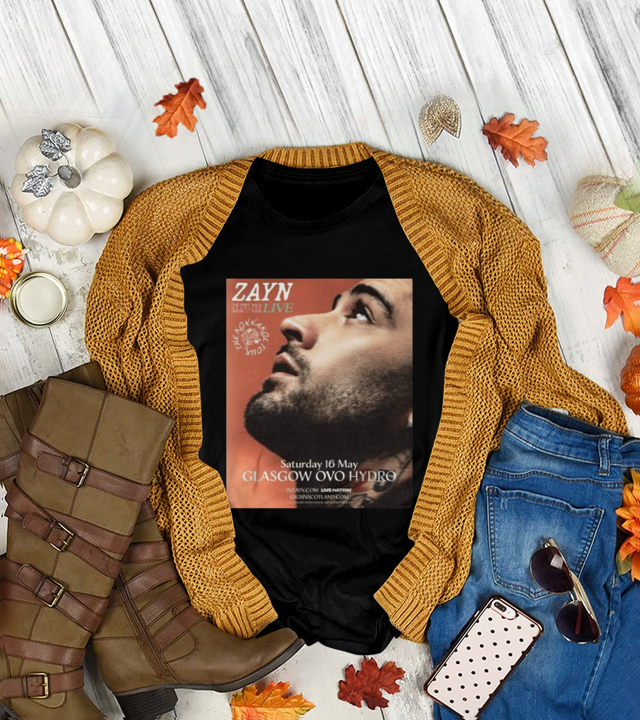 Zayn Live The Konnakol Tour 2026 Glasgow OVO Hydro Saturday 16 May T-Shirt