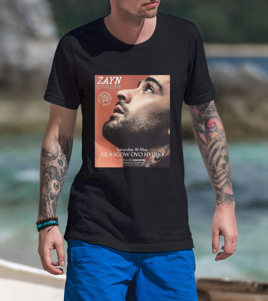 Zayn Live The Konnakol Tour 2026 Glasgow OVO Hydro Saturday 16 May T-Shirt