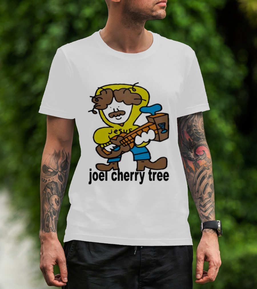 Jesus Joel Cherry Tree Guitar T-Shirt