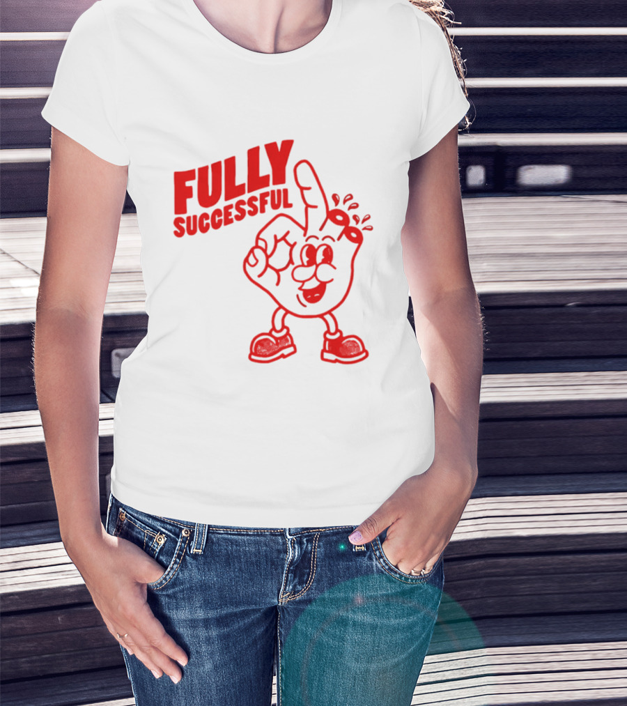 NPS Fully Successful Hand OK Gesture Cartoon T-Shirt