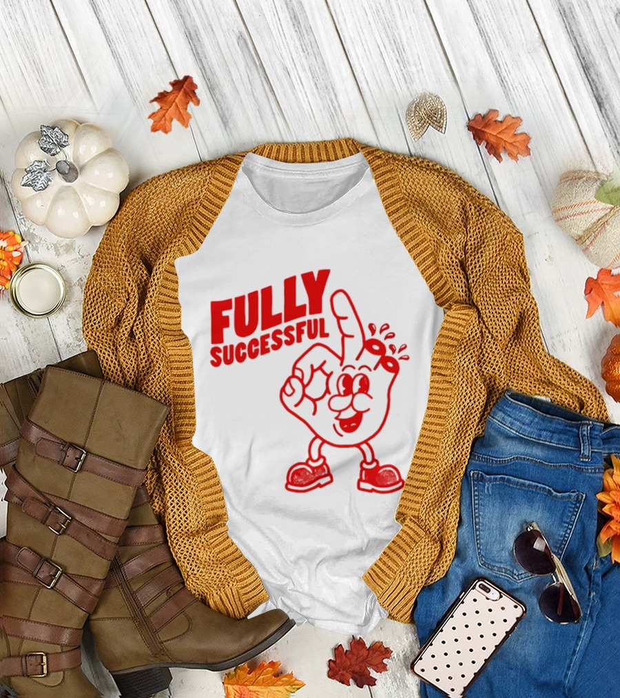 NPS Fully Successful Hand OK Gesture Cartoon T-Shirt