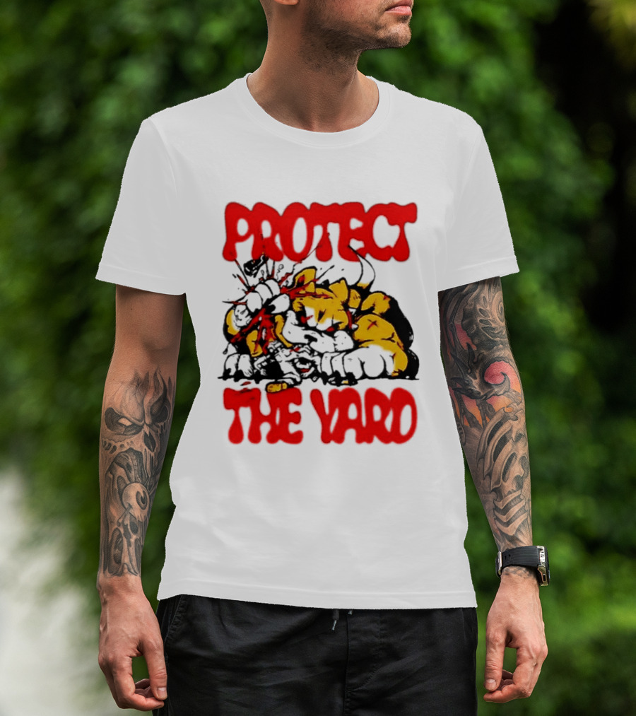 Protect The Yard Aggressive Dog Fighting T-Shirt