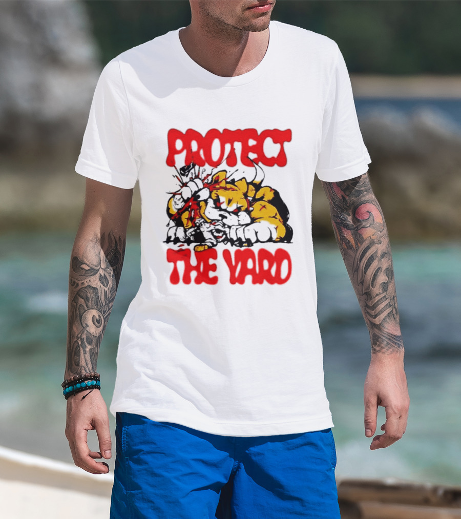 Protect The Yard Aggressive Dog Fighting T-Shirt