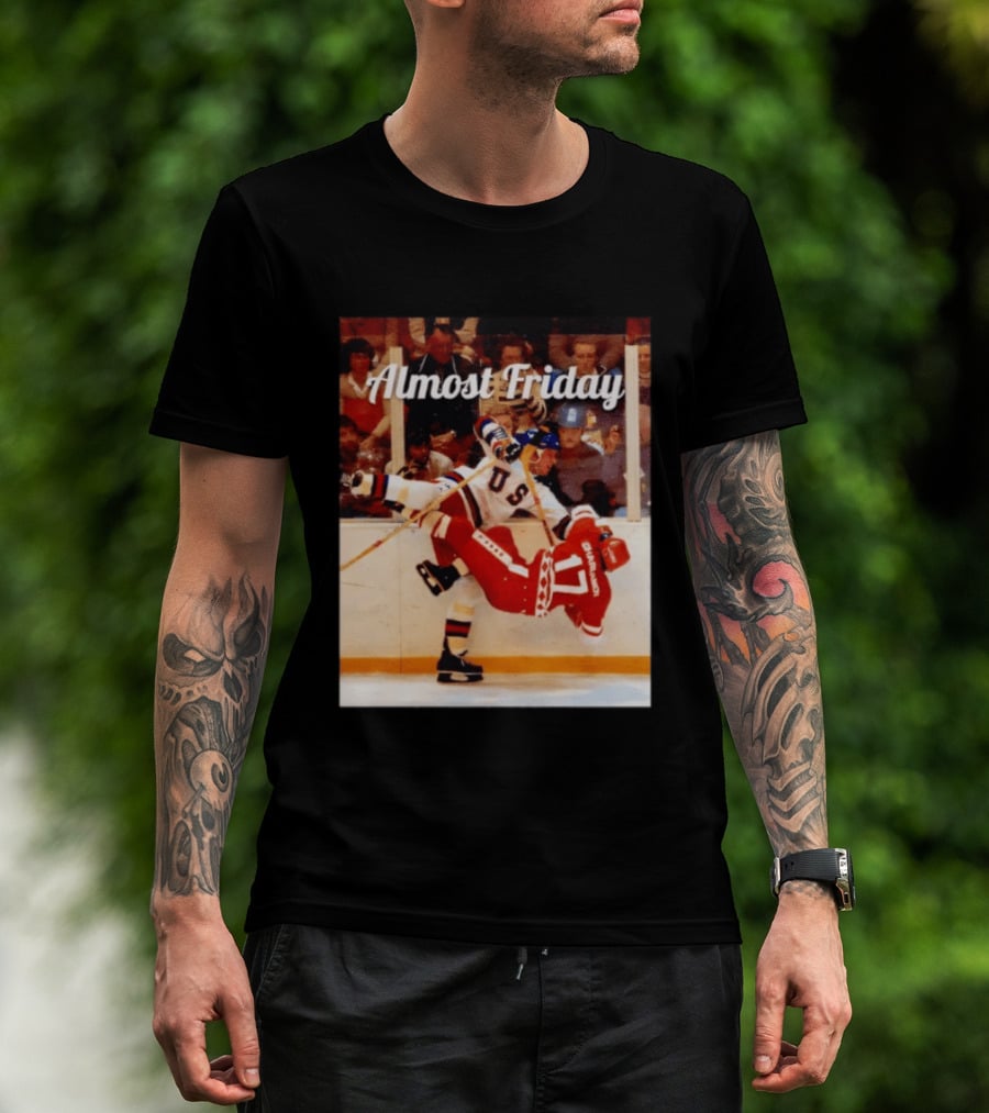 Almost Friday USA Hockey Miracle Hit T-Shirt