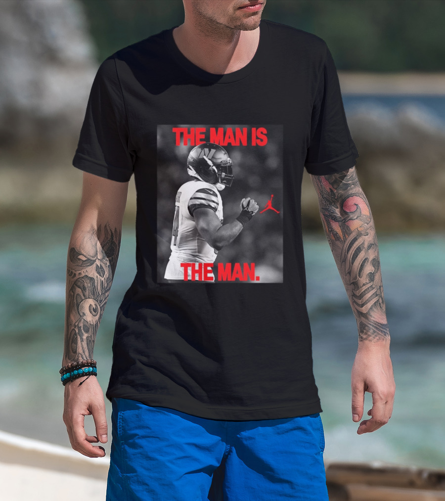 Bobby Wagner Washington Commanders The Man Is The Man Jordan Collaboration T-Shirt