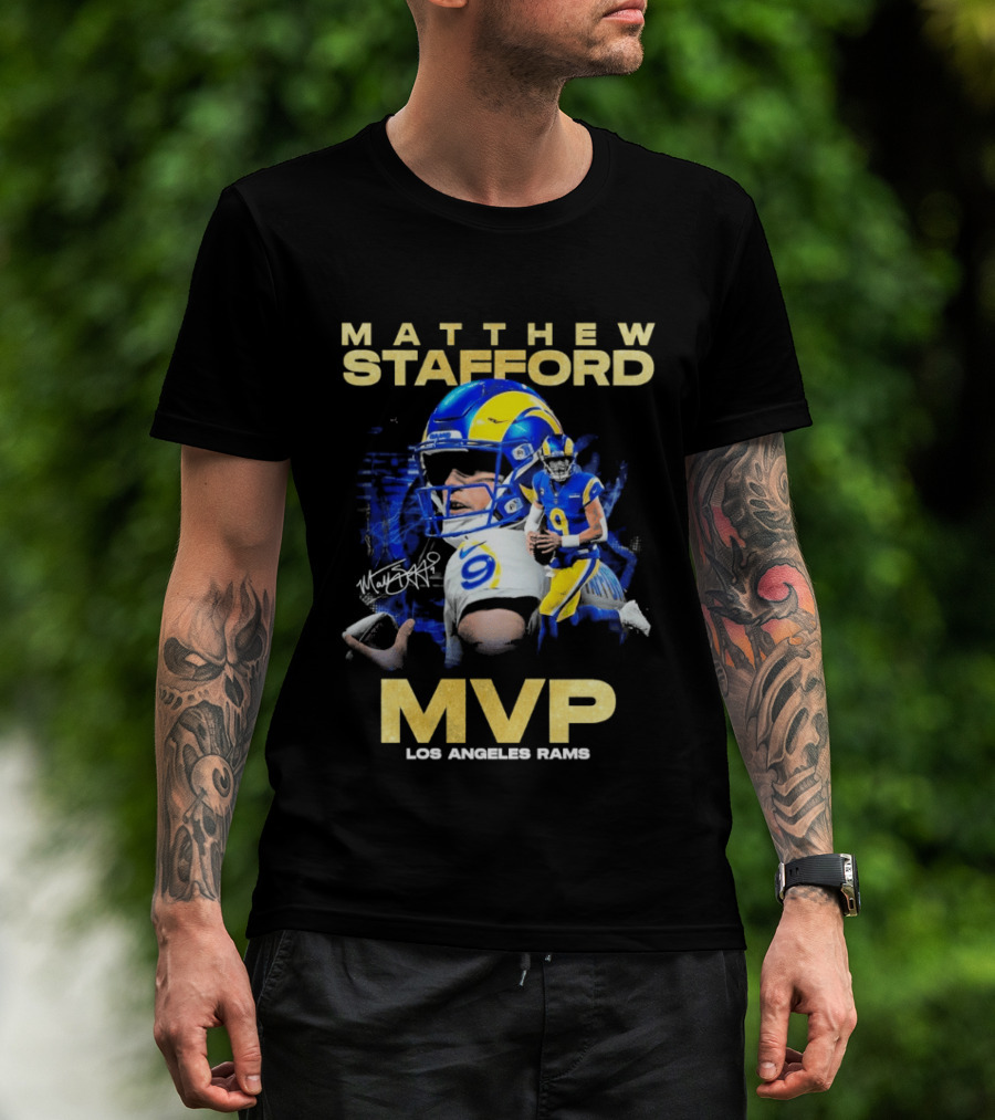 Matthew Stafford Los Angeles Rams MVP T-Shirt