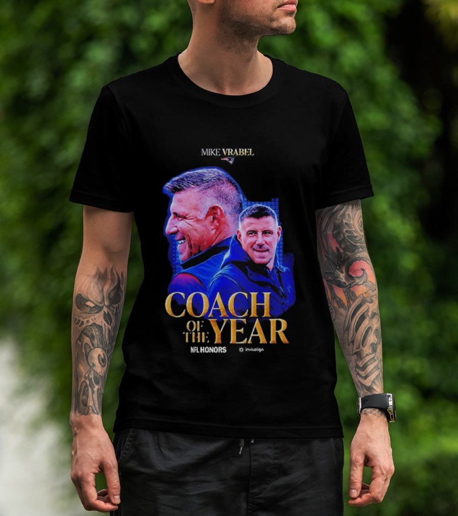 Congrats Mike Vrabel NFL Coach Of The Year 2026 T-Shirt