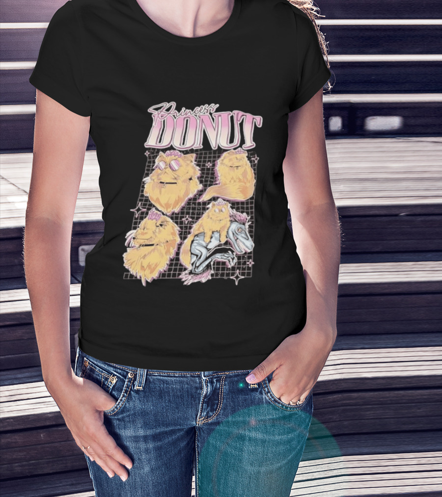 Princess Donut Collage Dungeon Crawler Carl Cat T-Shirt