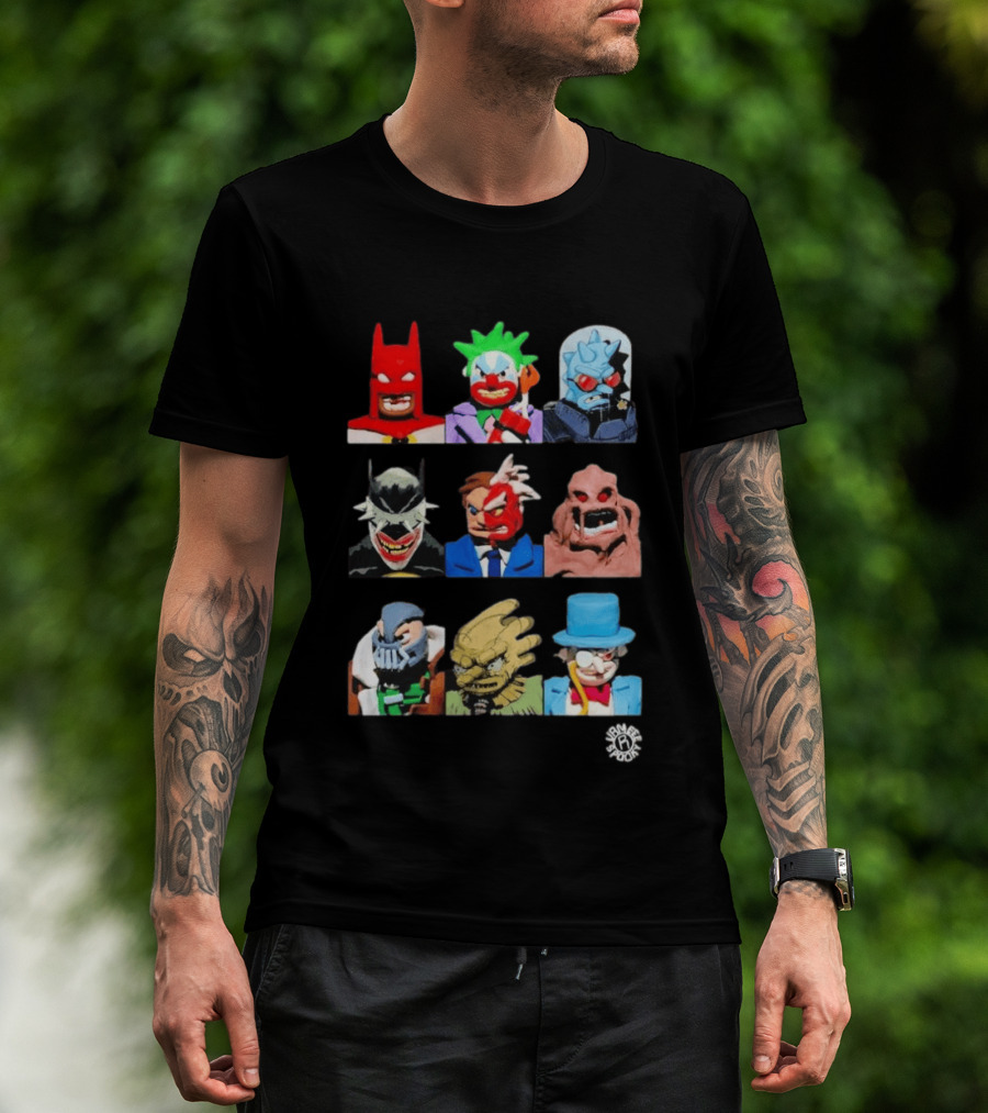 Spooky Vameee 2026 Parody Mashup Clown Villains Collection T-Shirt