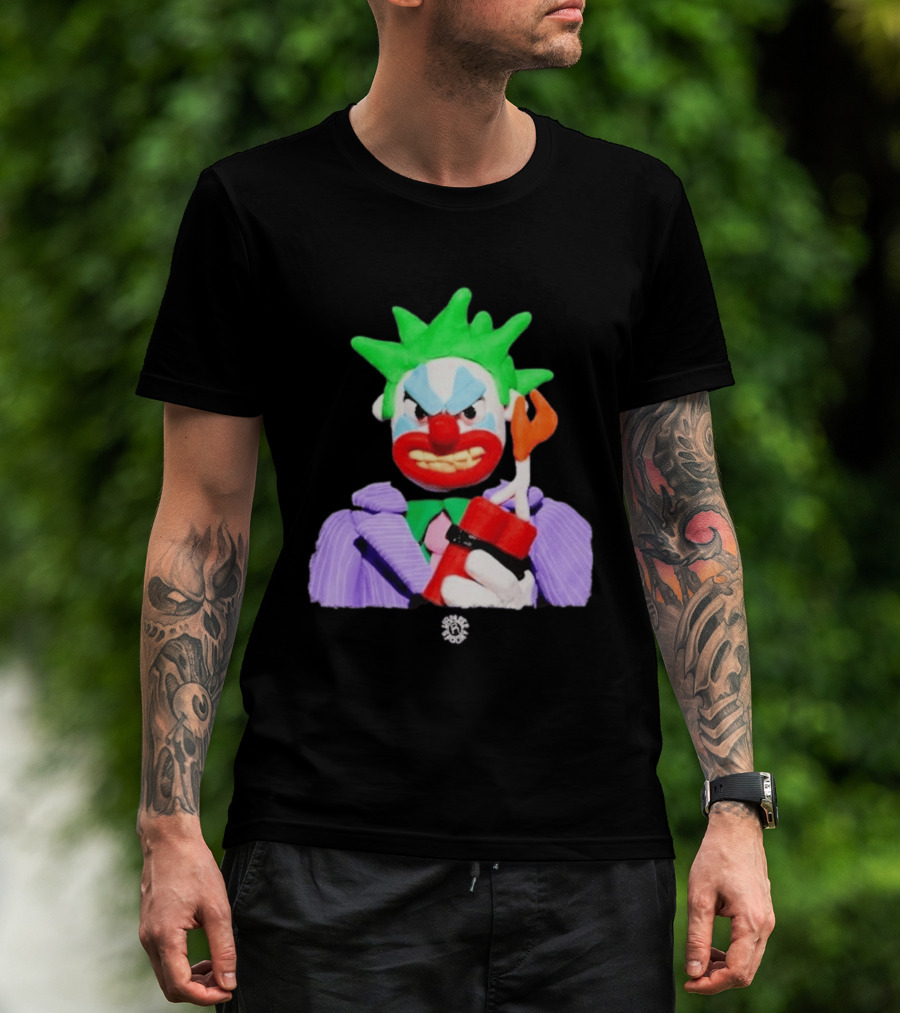 SPOOKY X VAMEEE Joker Clown Holding Dynamite T-Shirt