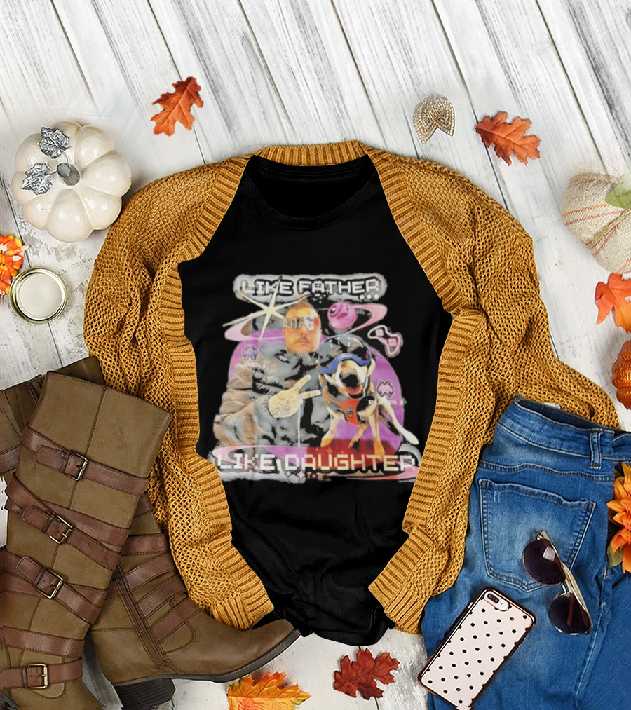 Frank Iero Like Father Like Daughter Player Two Space Adventure T-Shirt