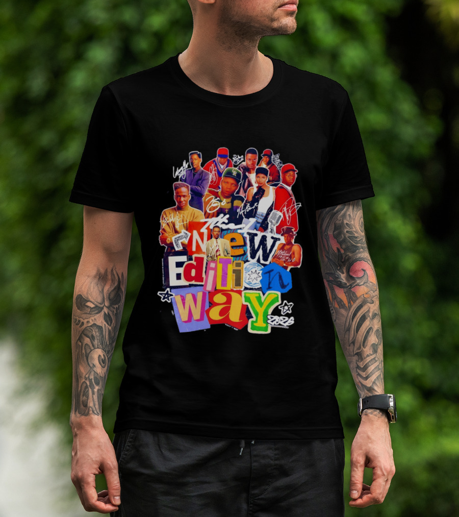 New Edition 2026 Signatures Collage T-Shirt