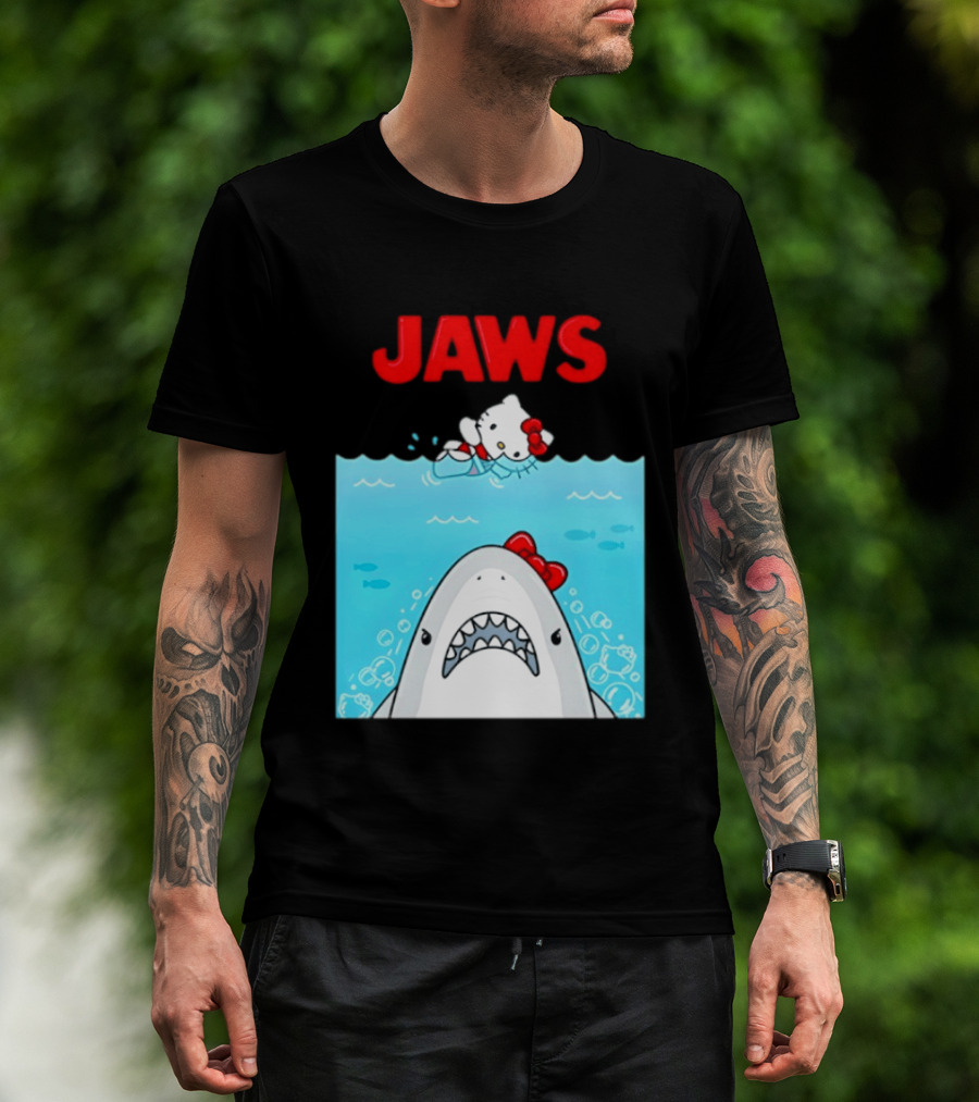 Hello Kitty Jaws Universal Studios Collaboration T-Shirt
