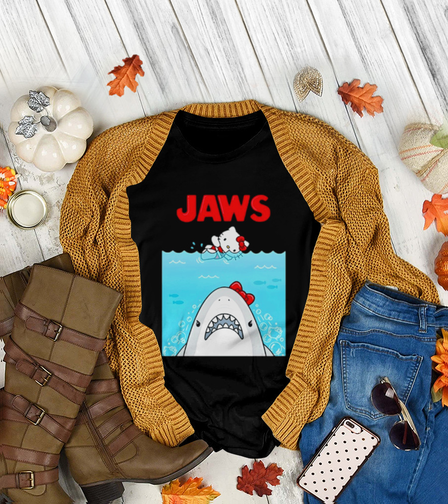 Hello Kitty Jaws Universal Studios Collaboration T-Shirt