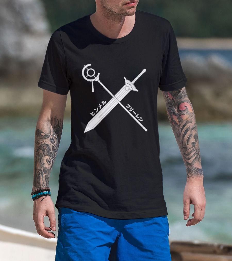 Himmel Frieren Sword Staff Japanese T-Shirt