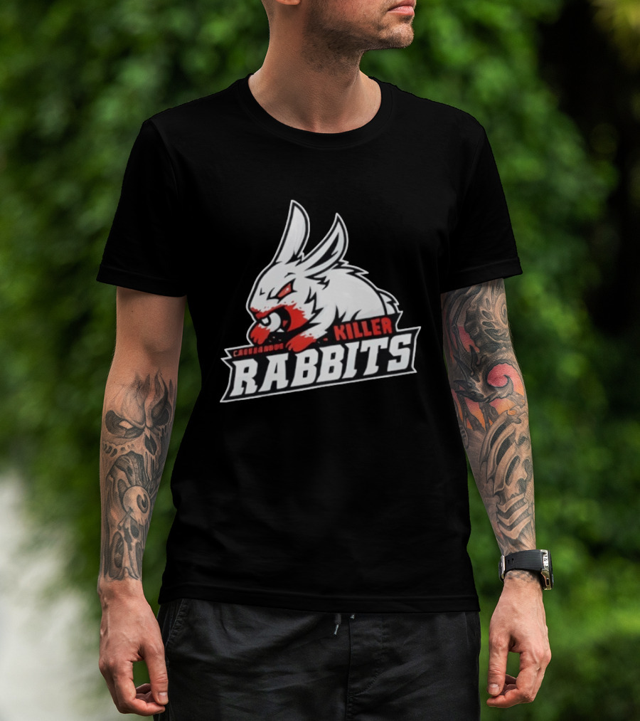 Caerbannog Killer Rabbits Bloody Bunny T-Shirt