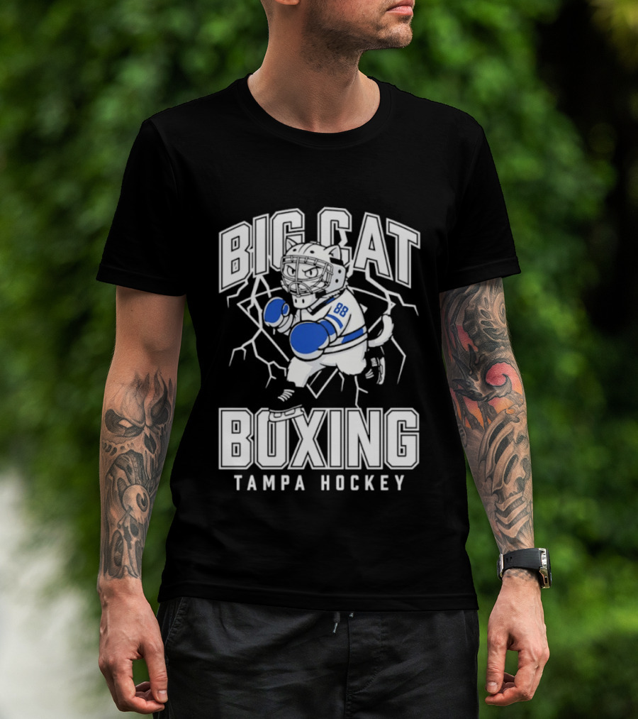 Big Cat Boxing Tampa Hockey Lightning 88 T-Shirt