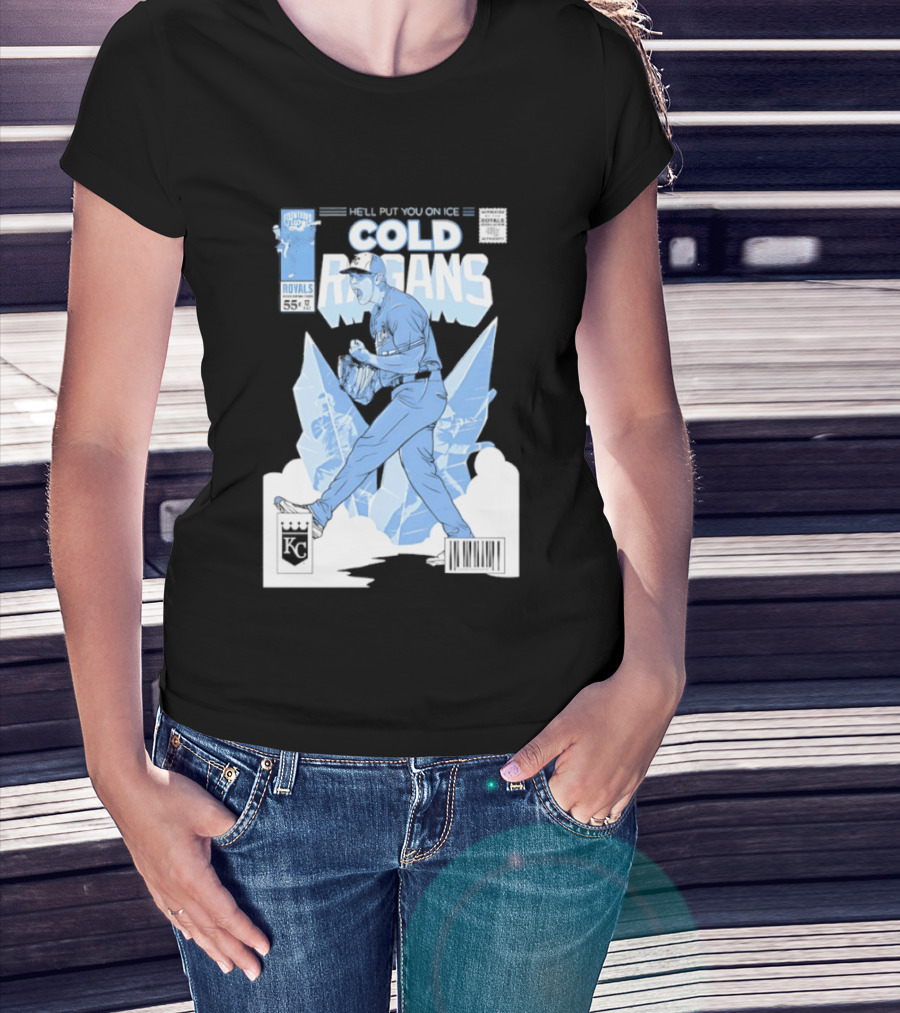Kansas City Royals Cold Cole Ragans He'll Put You On Ice T-Shirt