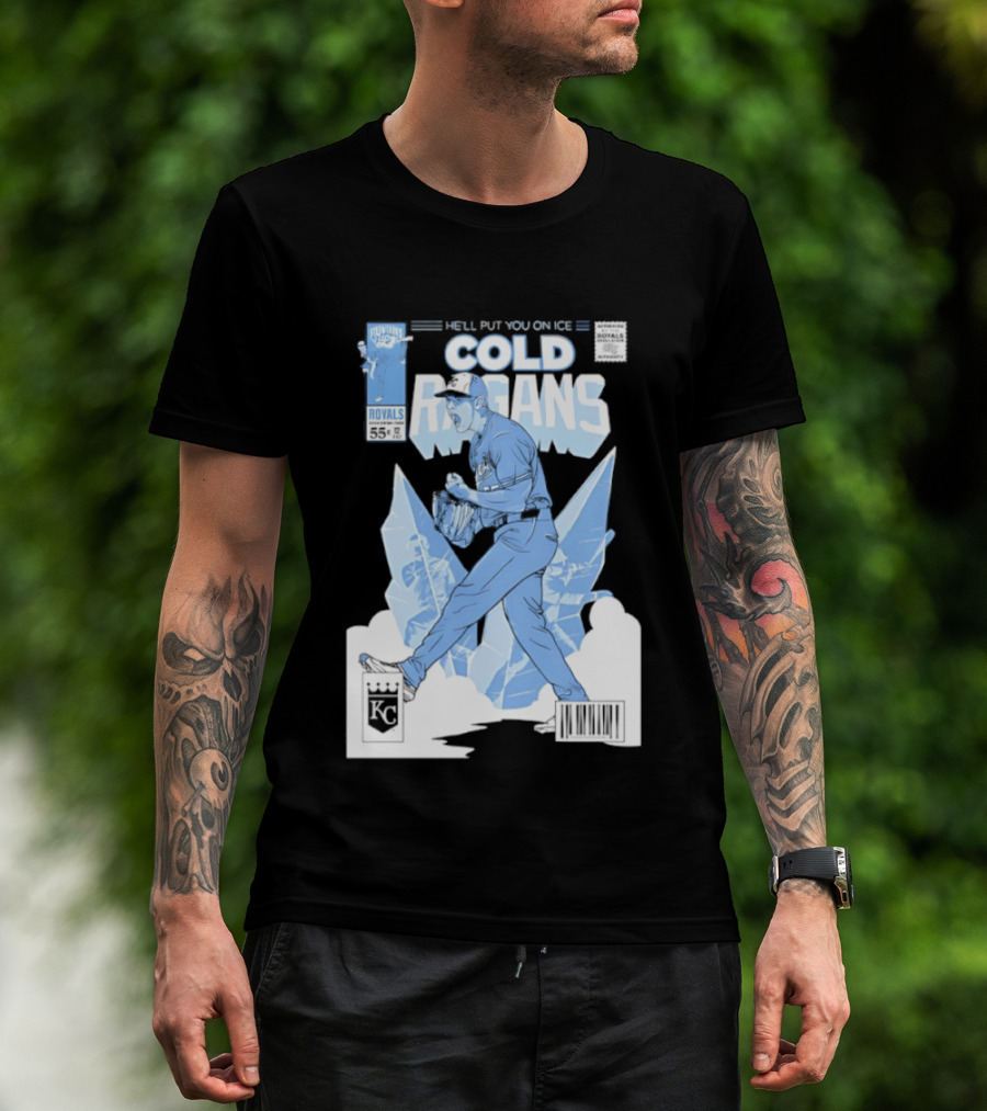 Kansas City Royals Cold Cole Ragans He'll Put You On Ice T-Shirt