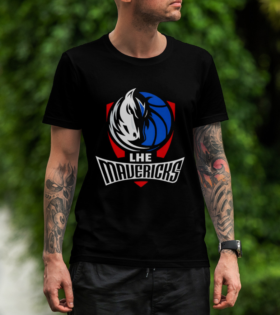 LHE Mavericks Dallas Mavericks Basketball Team T-Shirt