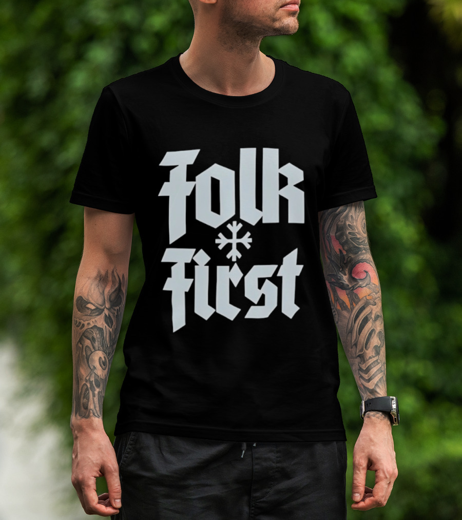Folk First Snowflake T-Shirt