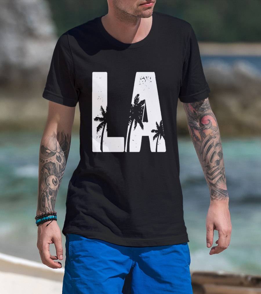 LA Los Angeles Palm Trees T-Shirt