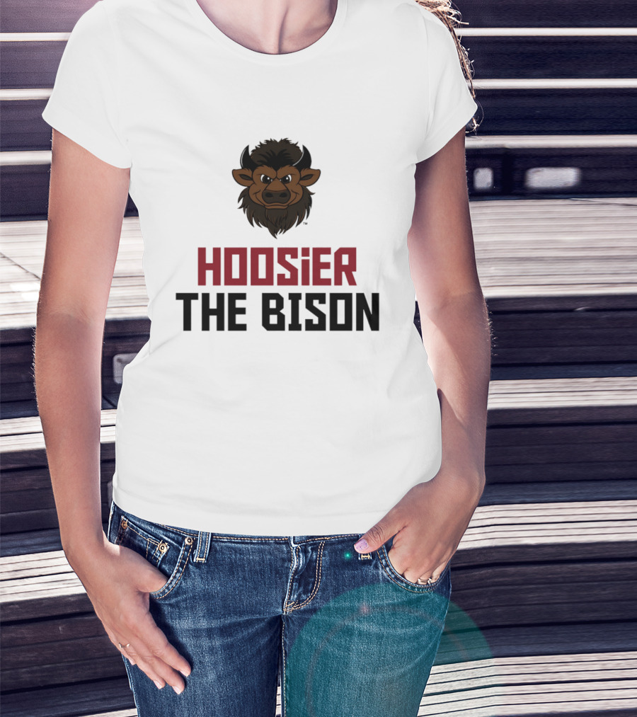 Hoosier The Bison Indiana Squared Off T-Shirt