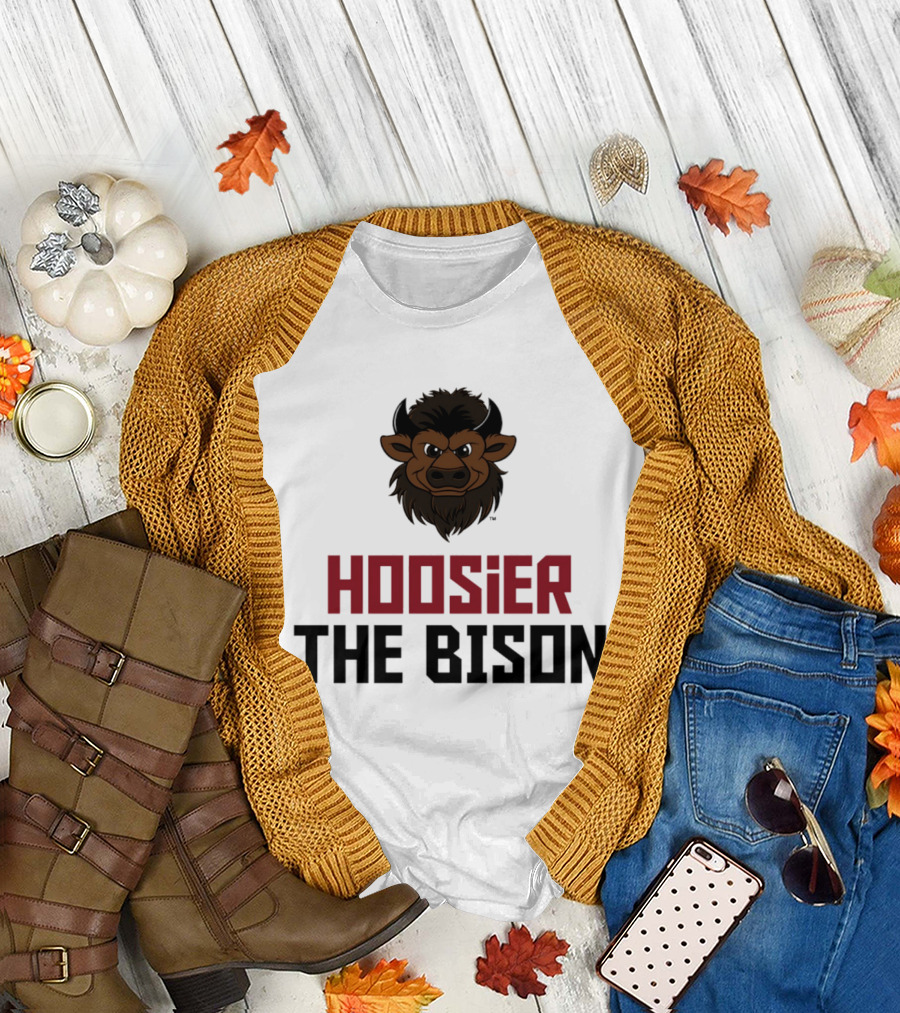 Hoosier The Bison Indiana Squared Off T-Shirt